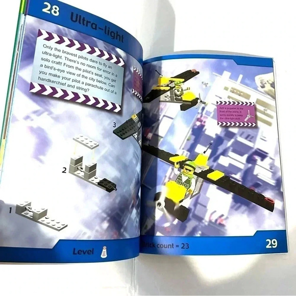 LEGO Busy City Master Builders Book Idea 2000 Manual Paperback NOT FILLED IN NEW - Picture 6 of 7